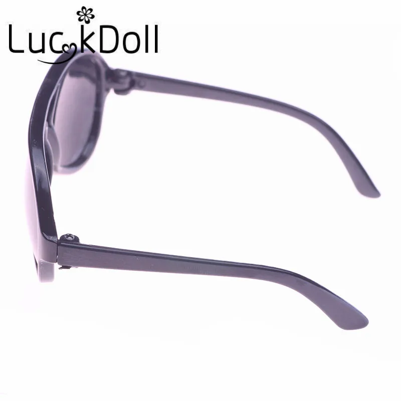 LUCKDOLL эллиптической формы солнцезащитные очки подходят 18 дюймов Американский 43 см детская кукла одежда аксессуары, игрушки для девочек, поколение, подарок на день рождения