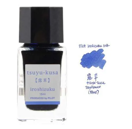 Blue Polit iroshizku чернила-15 авторучка чернильные бутылки 24 цвета на выбор Оригинальные японские канцелярские принадлежности - Цвет: Blue