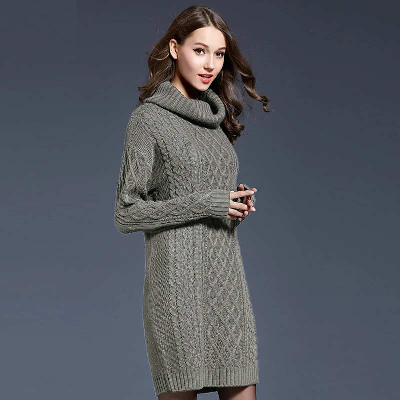 2019 Autumn Winter New Fashion Turtleneck Women Sweater Multi-Size Multi-Color Slim Temperament Women's Warmly Clothing | Женская