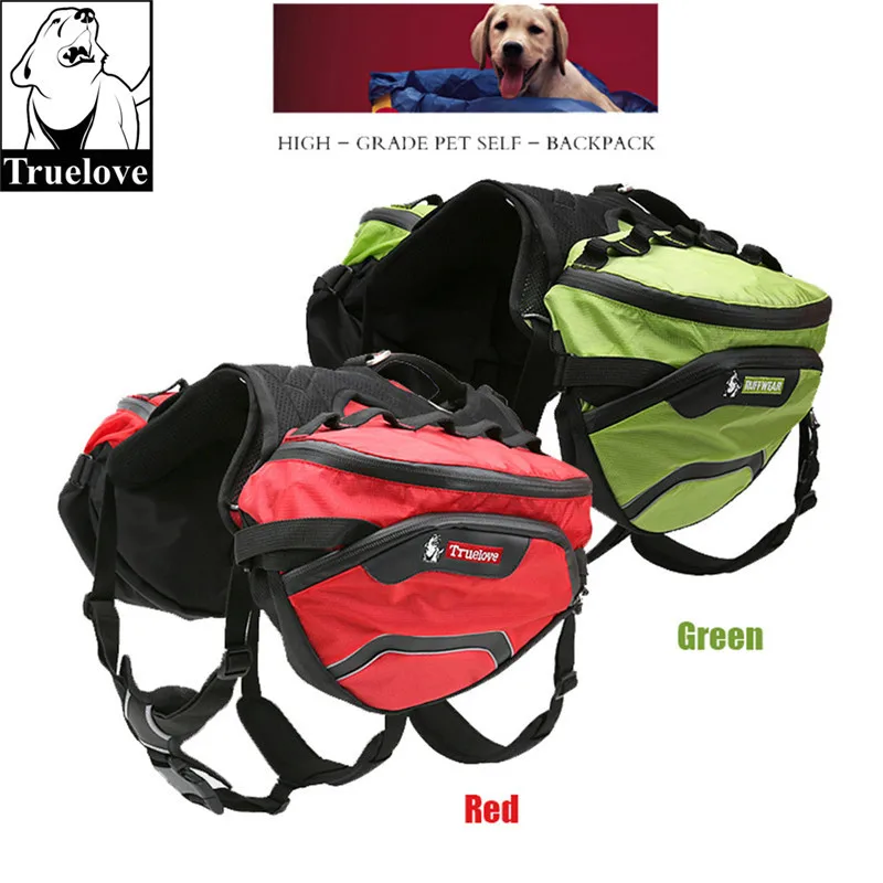 Truelove Pet Backpack Carrier Harness and Bag Space Waterproof Detachable Large Two Used for Outdoor Walking HikingTLB2051