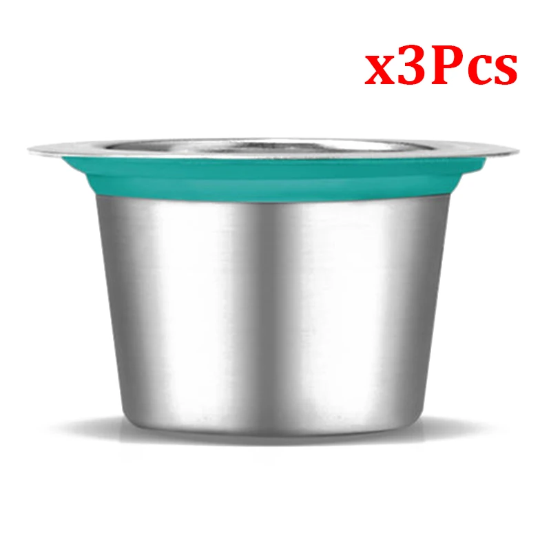 Set Of 3 Coffee Capsule Pod Reusable Refillable Strainer Filter For Nespresso UK | Дом и сад