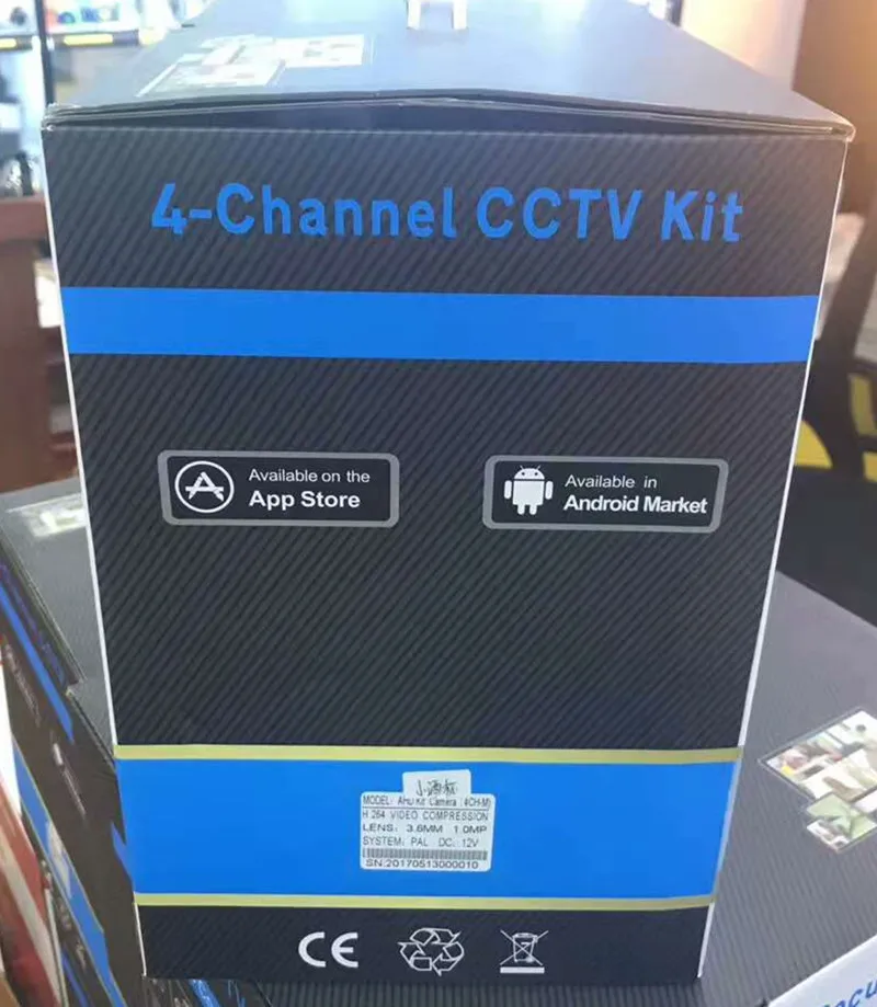 

4CH AHD CCTV KIT ,8CH 1080N DVR Recorder with 4 PCS 720/960/1080P AHD Camera Optional