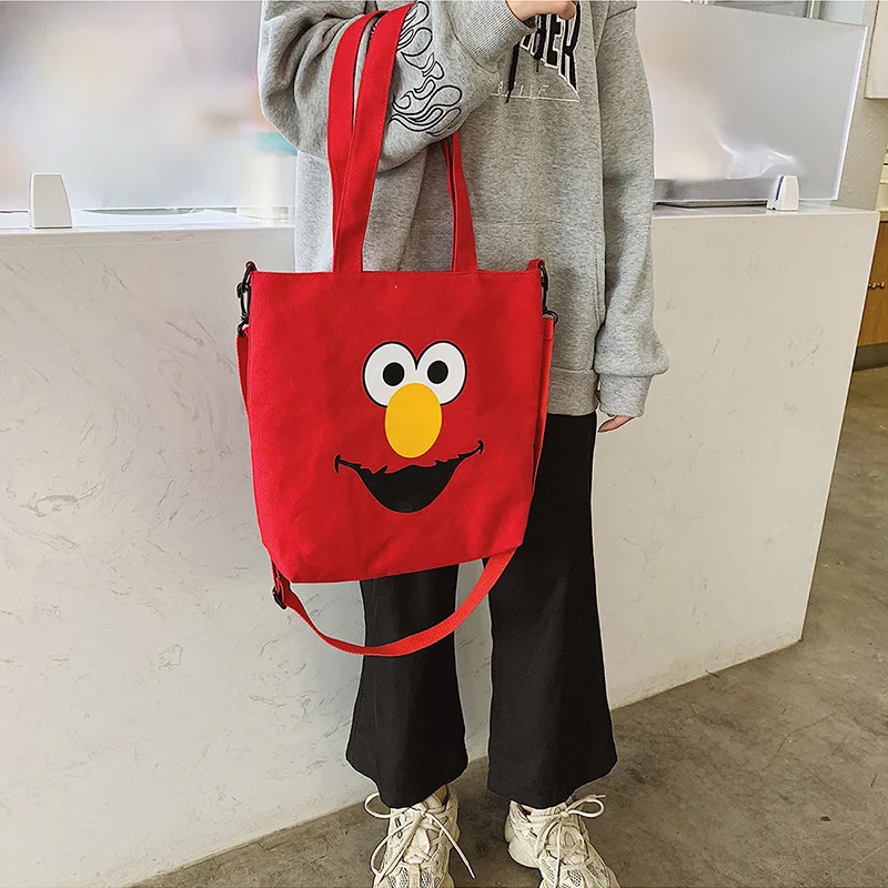 Harajuku Sesame уличная сумка на плечо холщовая дизайнерская роскошная сумка женская сумка через плечо для подростков Женская сумочка Bolsa Feminina