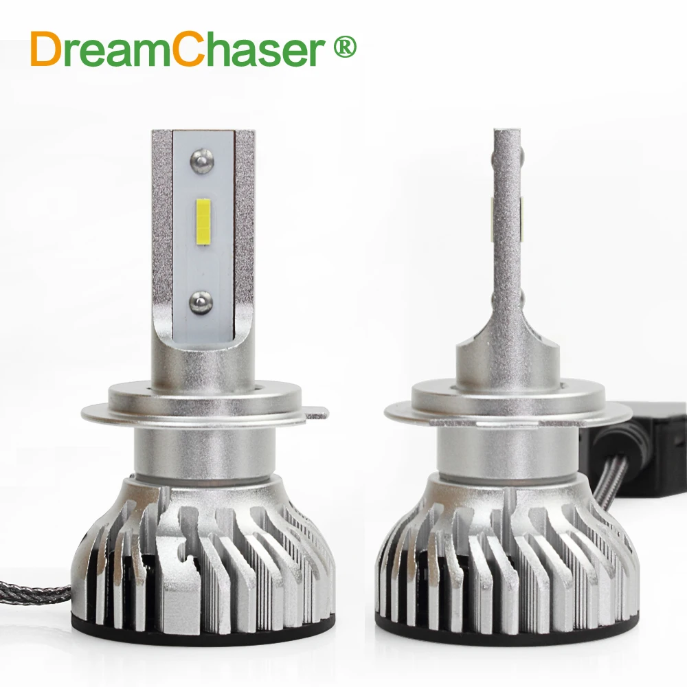Мечта Chaser H7 H4 H11 H1 H9 9005 HB3 9006 зэс автомобиля светодио дный лампы 70 Вт 8400LM 6000 К авто