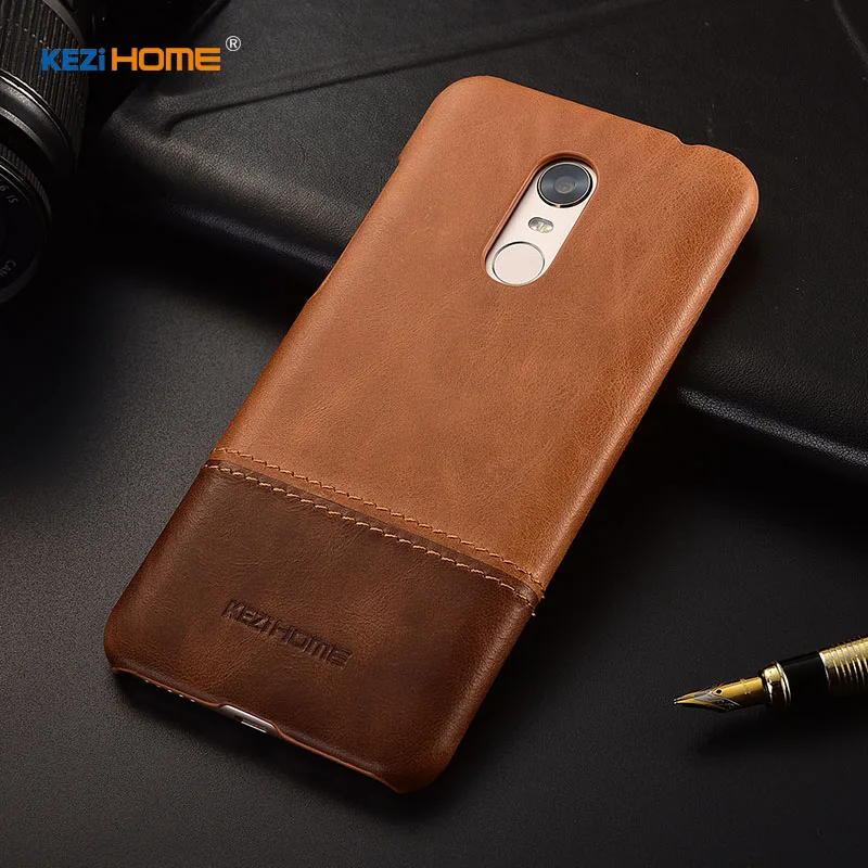 Чехол для Xiaomi Redmi 5 Plus KEZiHOME роскошный популярный цвет натуральная кожа твердая