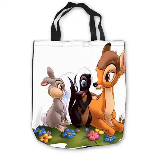 Ручная Сумка тоут artoon Bambi Rabbit (1) Повседневная Складная пляжная сумка 180911 03 52|Сумки