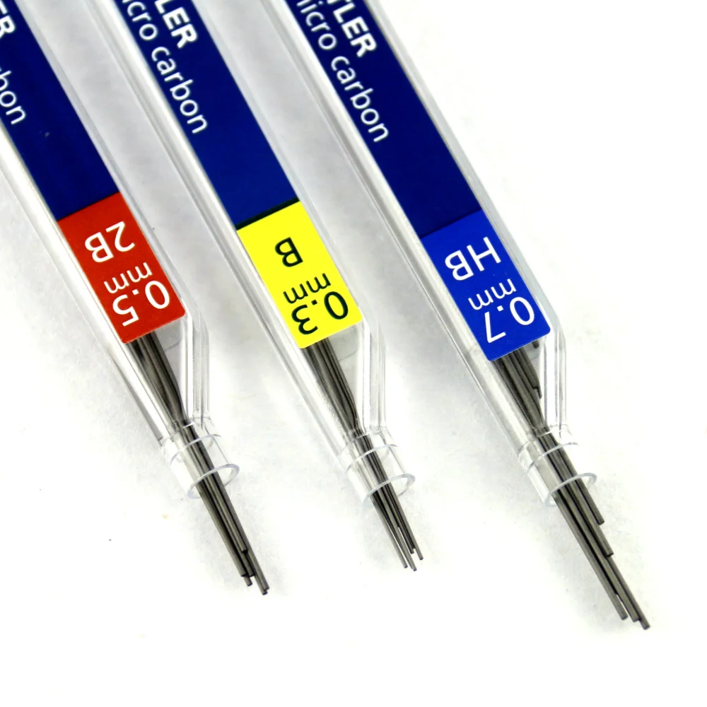 Staedtler Mars Micro углерода 03/05/07/09 мм для заправки зажигалок механические карандаши 2