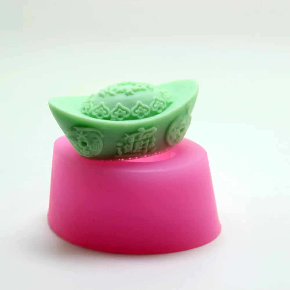 Lucky Fortune силиконовая форма для украшения мыла ручной работы слиток в китайском