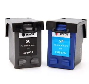 3 шт. совместим с hp56 для 57 чернильных картриджей принтера 56 Officejet 4110 / 4255 4256 5510 5608 5609