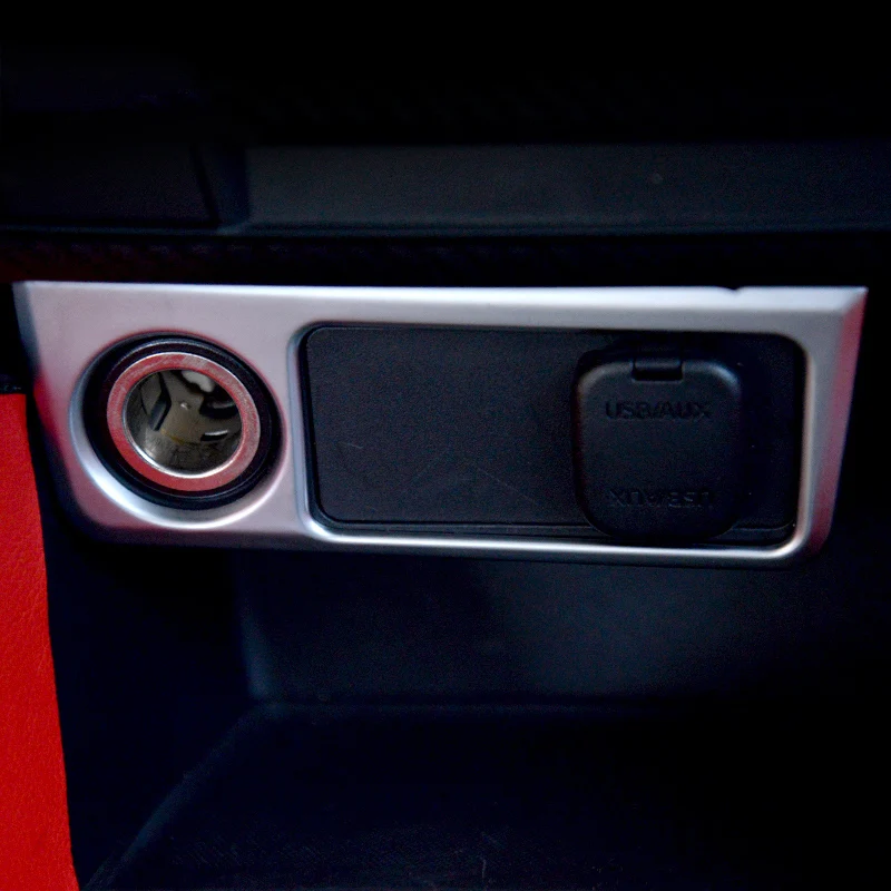 Автомобильный USB Порты и разъёмы сигареты отделка для прикуривателя Панель