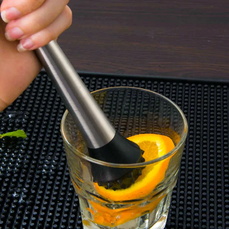 Коктейль Muddler из нержавеющей стали барный смеситель барная посуда Mojito коктейль DIY Напиток Фруктовый Muddler дробленый лед барная посуда барный инструмент