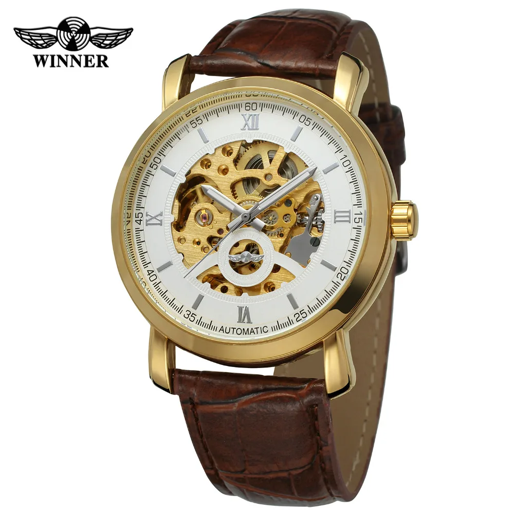 Новое поступление мужские часы T WINNER автоматические с серебристым цветом римские