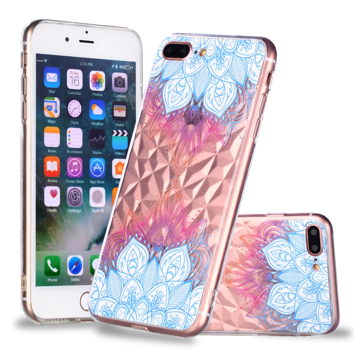 Чехол для iPhone XS Max XR X мягкий тонкий чехол из ТПУ со стразами телефона 8 7 Plus 6 S