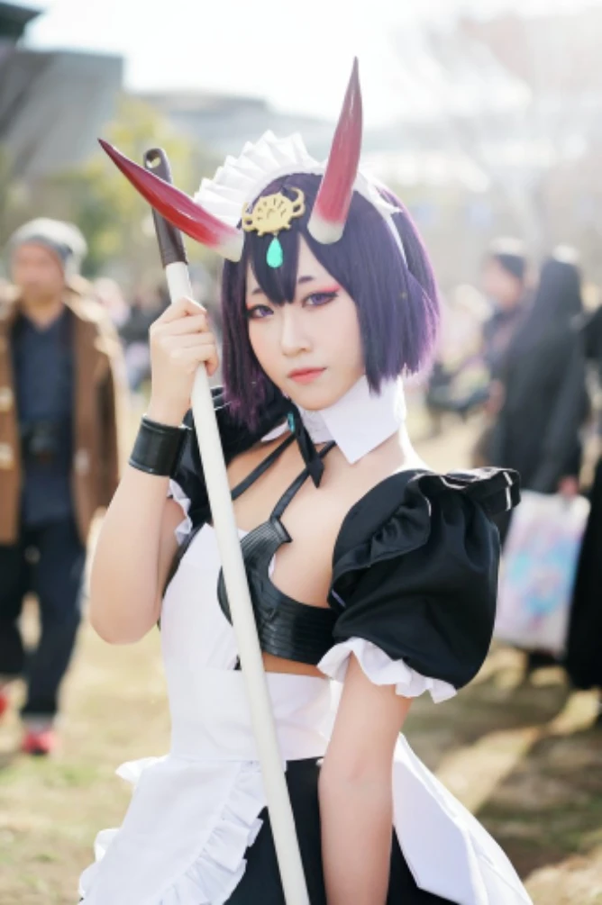 Shuten Doji Fate/большой заказ косплей FGO Косплей Костюм горничная Платье