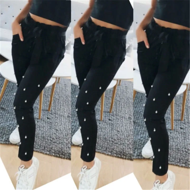 Ladies women's wear High Waist Leggings Full Length Seamless Slimming Shapewear Leggy pure color Embroidered Flares pants | Женская