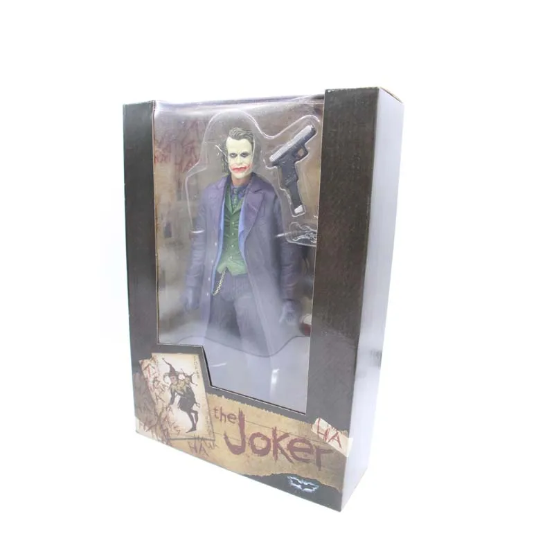 26 см NECA Джокер Бэтмен Темный рыцарь ПВХ фигурка коллекционная игрушка|batman dark