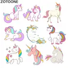 ZOTOONE полосы для одежды Единорог наклейки с утюгом для детской одежды сумка наклейки тепловой пресс Аппликация Diy патч милый E