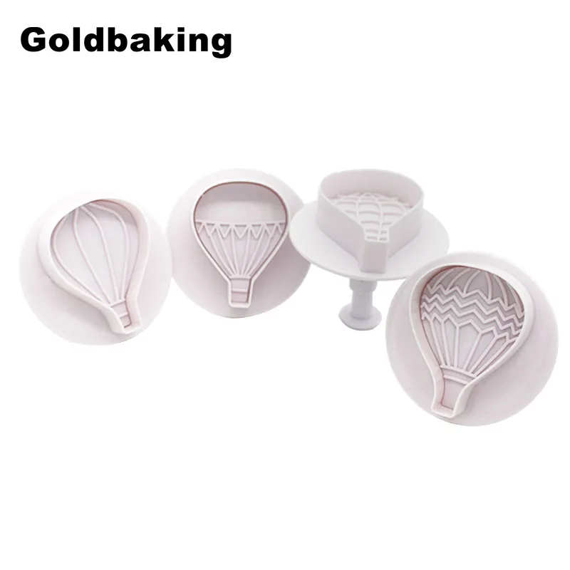 Goldbaking воздушный шар для печенья 4 шт. набор резак помадка тиснение плунжерный |