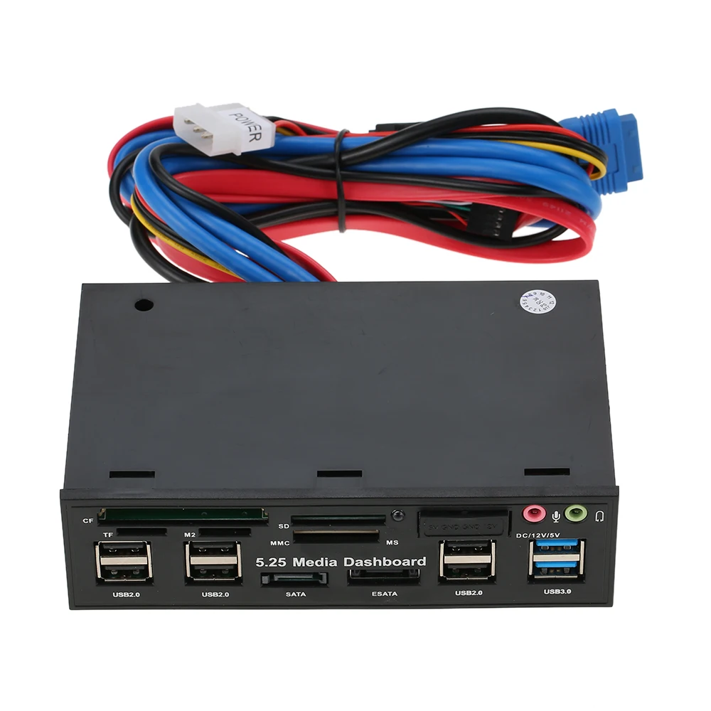 Многофункциональный концентратор USB 3 0 с портом eSATA SATA устройство для чтения