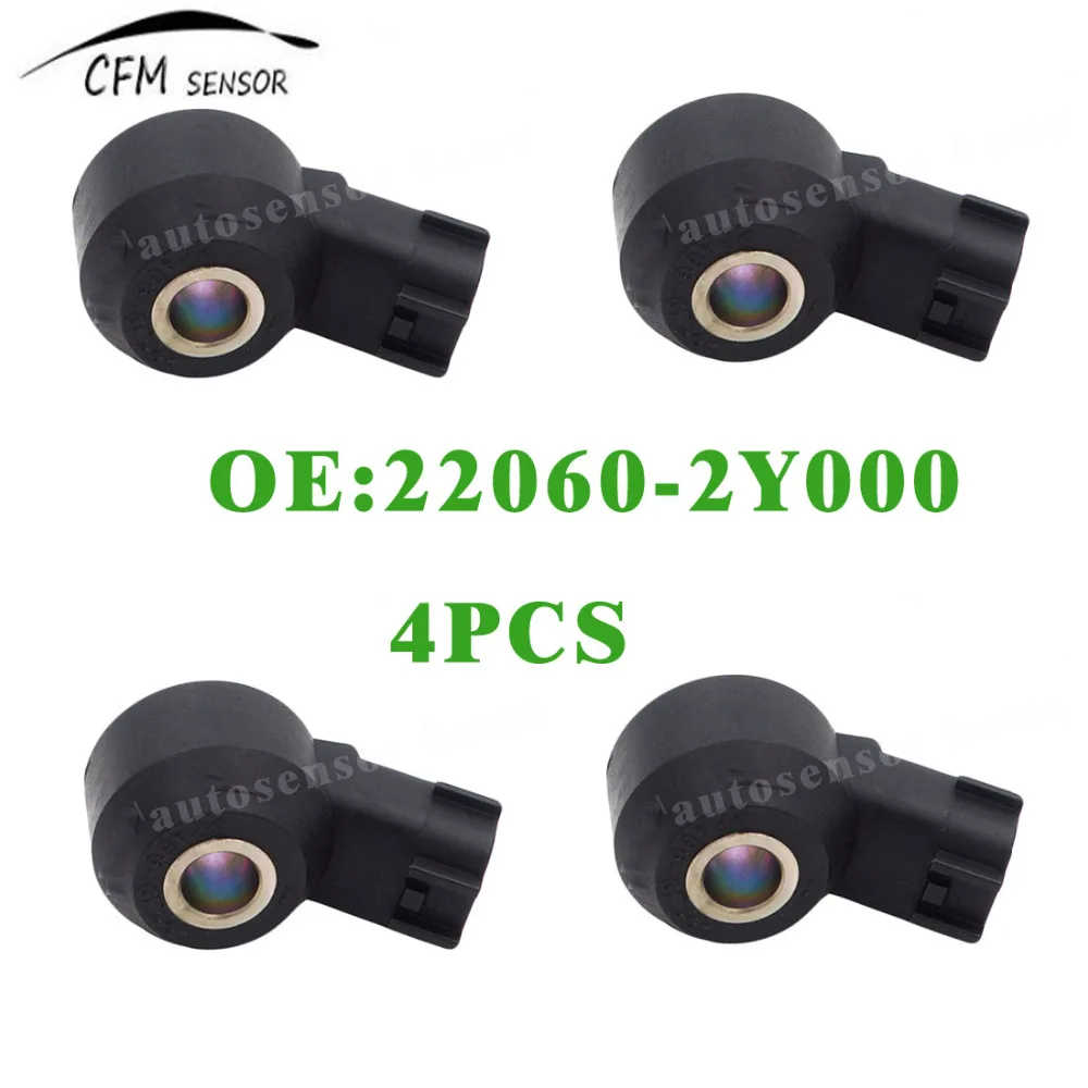 Новый детонационный датчик двигателя 22060-2Y000 для Nissan Altima Infiniti G35 I35 M45 Q45 QX4 4 шт. |
