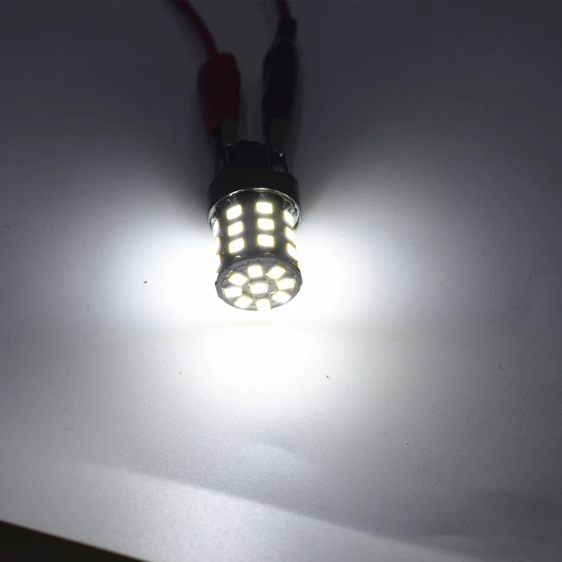 

2PCS Driving lights T20 7440 7443 2835 33SMD Highlighted Brake lights taillights Turn signal lights Reversing lights DRL White