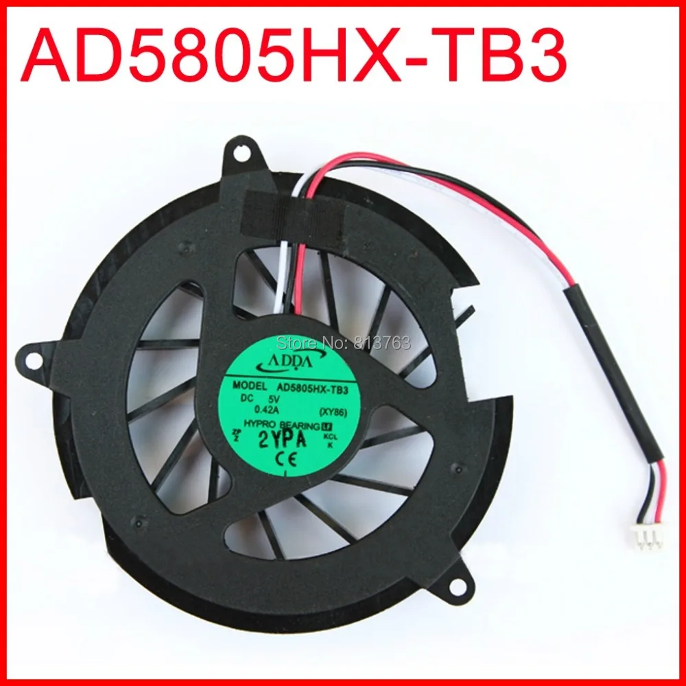 Новый AD5805HX-TB3 вентилятор XY86 DC5V 0.42A для HP C300 C500 V5000 V5100 V5200 DV5000 DV5100 DV5200 G5000 DV8000