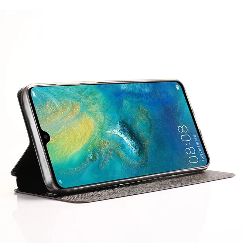 Чехлы Mofi для Huawei Mate 20 Pro силиконовый чехол-книжка кожаный Оригинальный чехол |