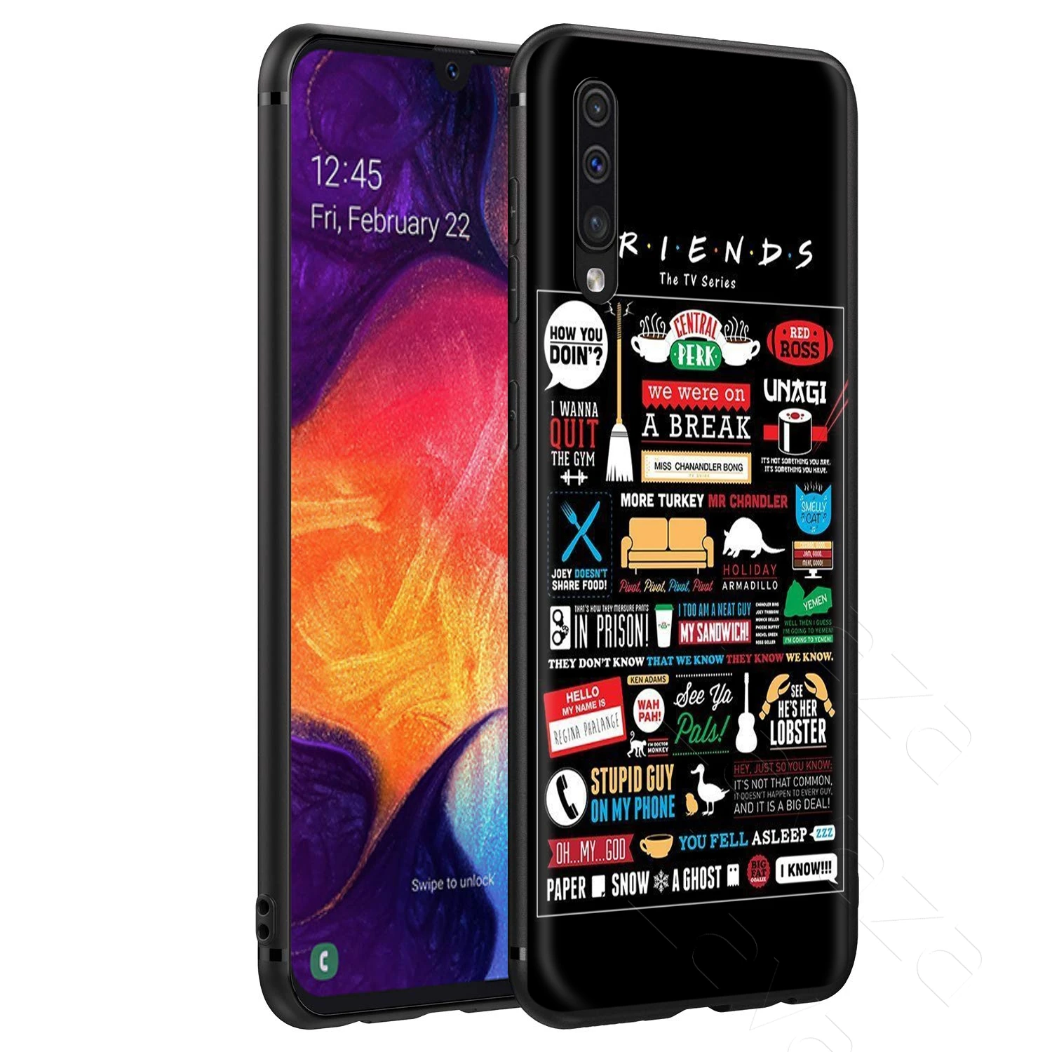 Lavaza центральный чехол для Samsung Galaxy Note 10 Plus A10 A30 A40 A50 A70 M20 A20 A20S A10S A30S A50S |