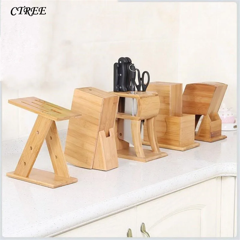 Новый многофункциональный держатель CTREE для бамбуковых ножей с отверстиями