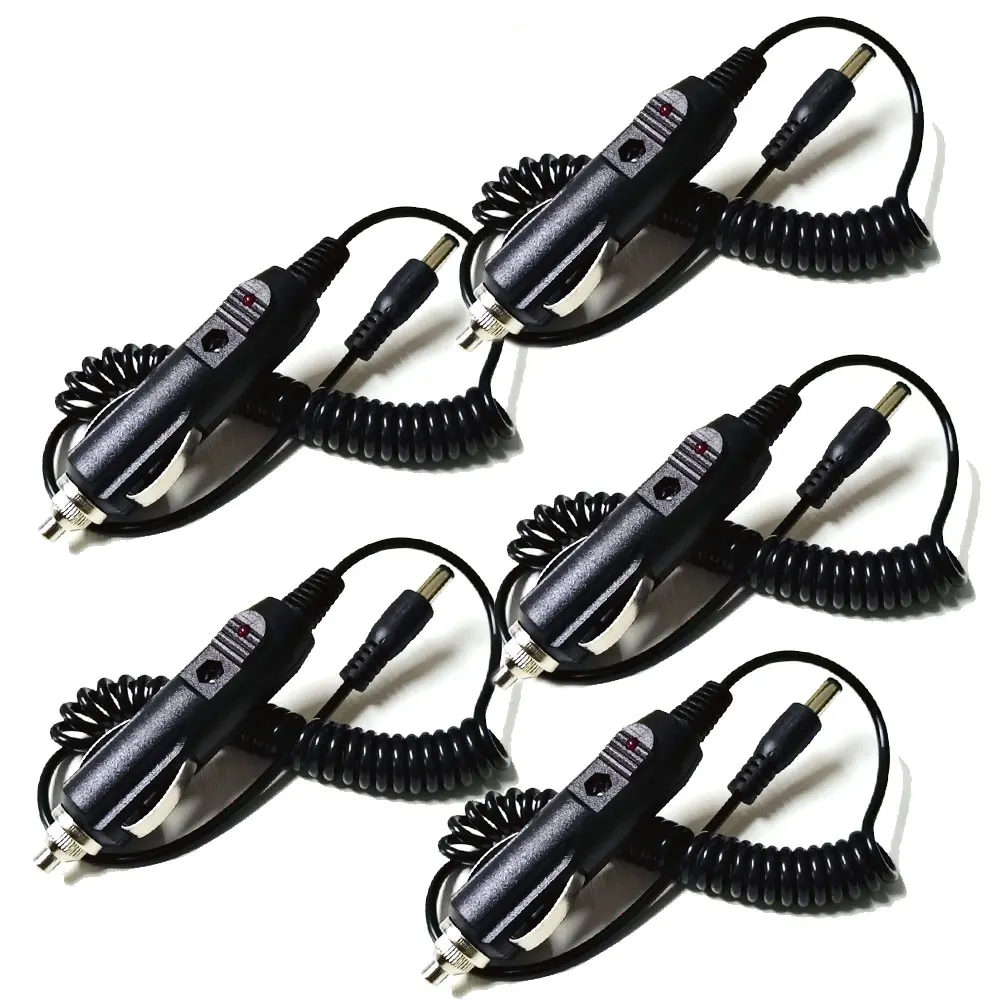 5pcs 5R charge cable Walkie Talkie автомобильный зарядный кабель для Baofeng UV-5R радио зарядное устройство док-станция DC 12 В прикуриватель слот 5R 5RE 5RA База зарядное устройство Шнур - Цвет: 5pcs 5R charge cable