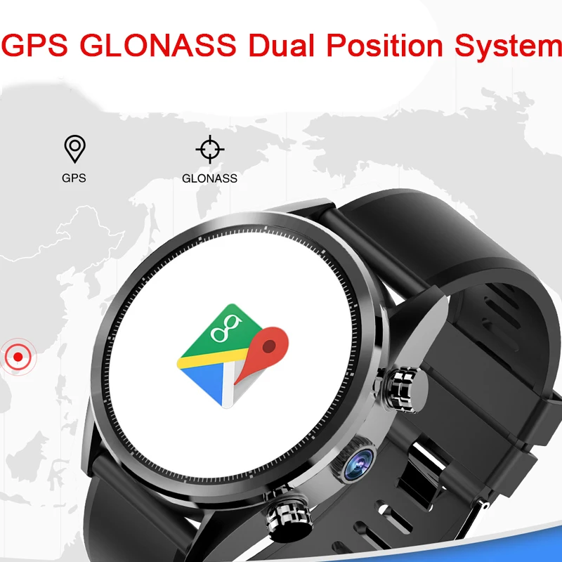 Смарт часы KOSPET Hope мужские 3 ГБ 32 Bluetooth Android 7.1.1 1 39 дюйма 4G IP67 с камерой