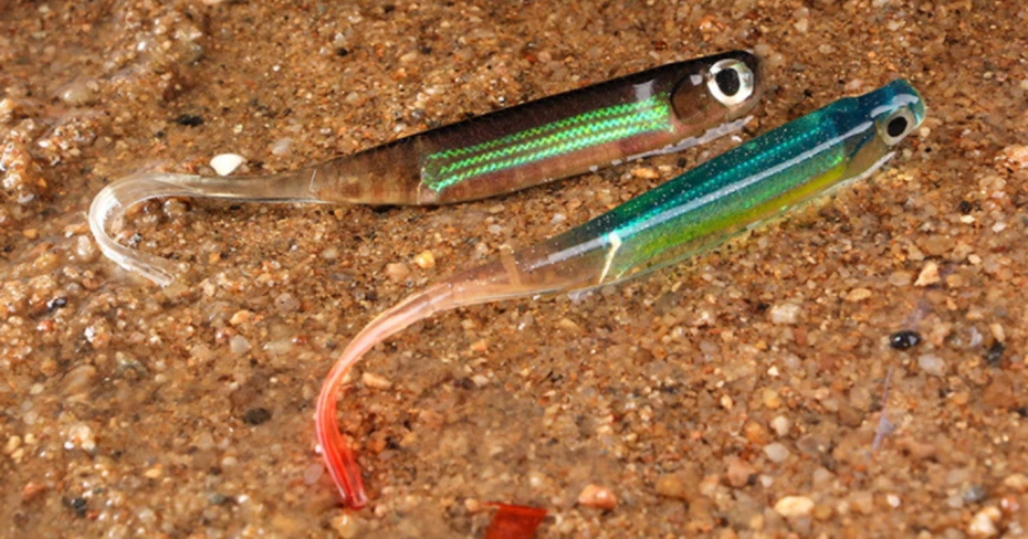 YINGTOUMAN 2 комплекта (4 шт.)/партия 11 5 см многоцветная рыболовная приманка вилка