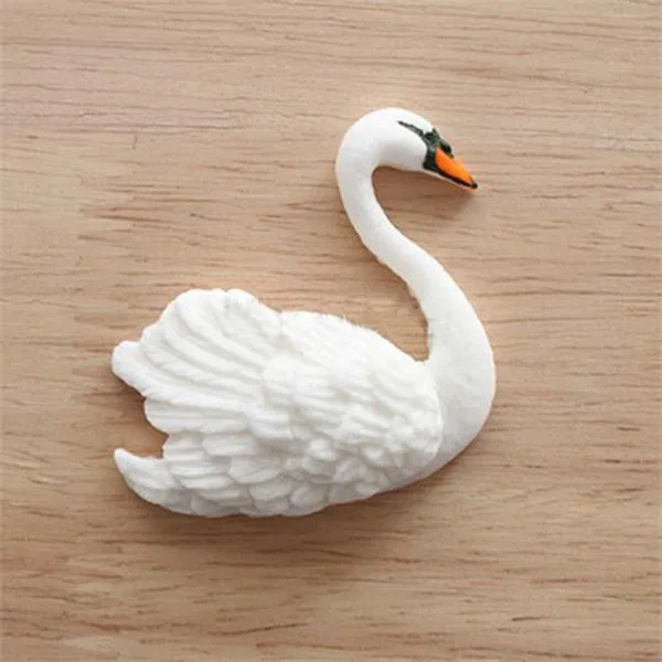 2017 Акция настоящий резиновый запасной резак для печенья пищевая форма 3d Лебедь