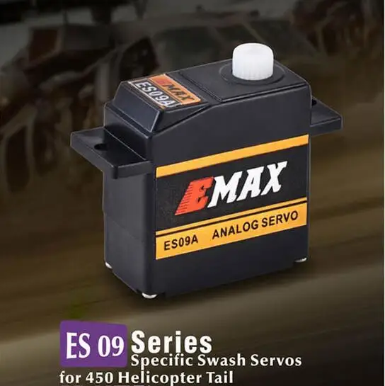 1 шт. EMAX ES09A аналоговый Swash Servo 2 2/2 4 кг. См Крутящий момент для 450 вертолетного