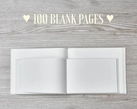 

personalised wreath Gold Foil Unique Wedding Guest Books guestbook Alternative Wedding scrap book with Names and Date guestbooks
