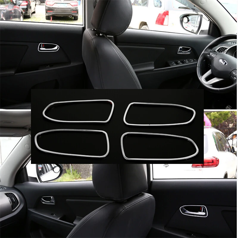 Автомобильный Стайлинг внутренняя дверная ручка крышки Накладка для Kia Sportage R 2011