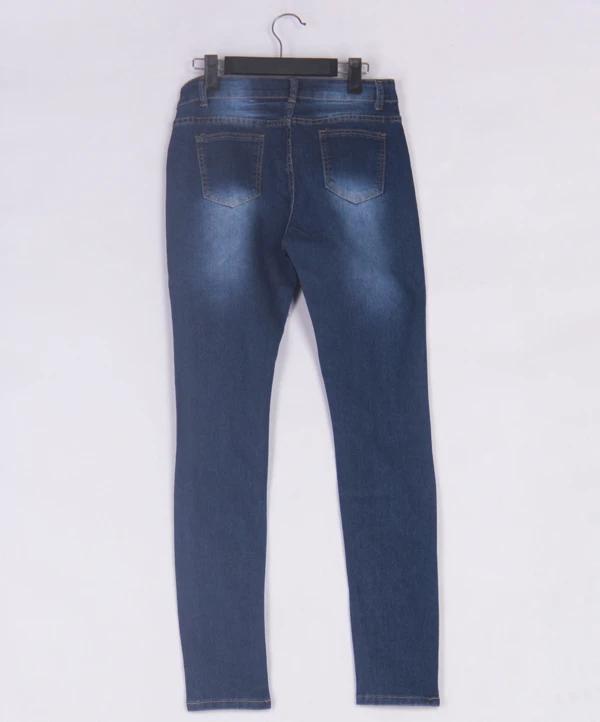 ZQLZ Jeans Woman Fashion Ripped Ultra Stretch Skinny Ture Pencil Pants Women Summer Denim Trousers Femme |