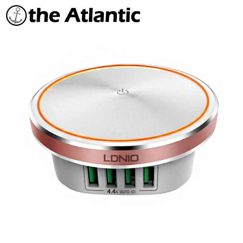 LDNIO a4406 свет четыре 4 Порты и разъёмы USB разъем 5 В 4.4a Быстрый Зарядное устройство