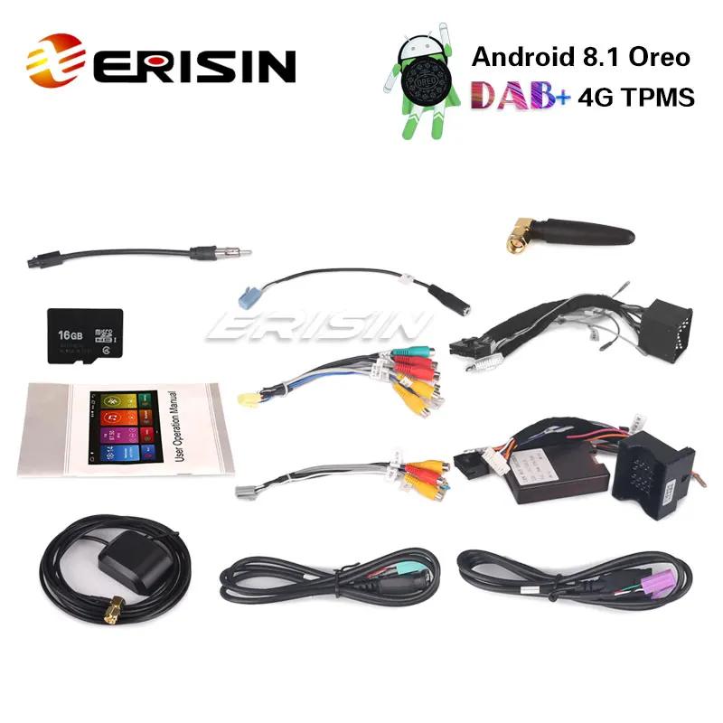 Erisin ES2896B 9 &quotНовый Android 8 1 автомобильный стерео Системы gps DAB + 4 г без DVD для BMW E46 M3 Rover