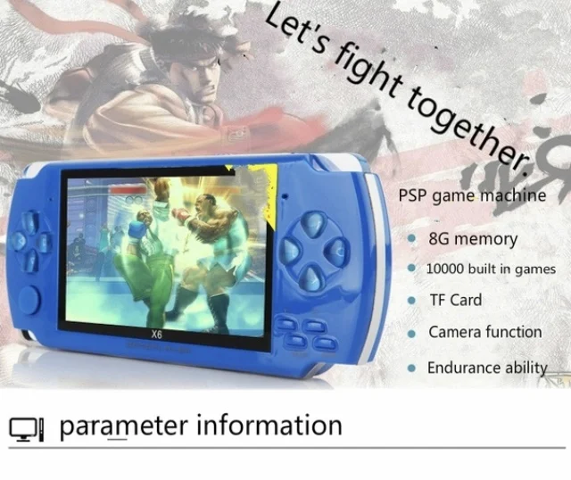 5 1 дюймовый экран портативные игровые консоли 8 Гб памяти встроенные 500 игр с