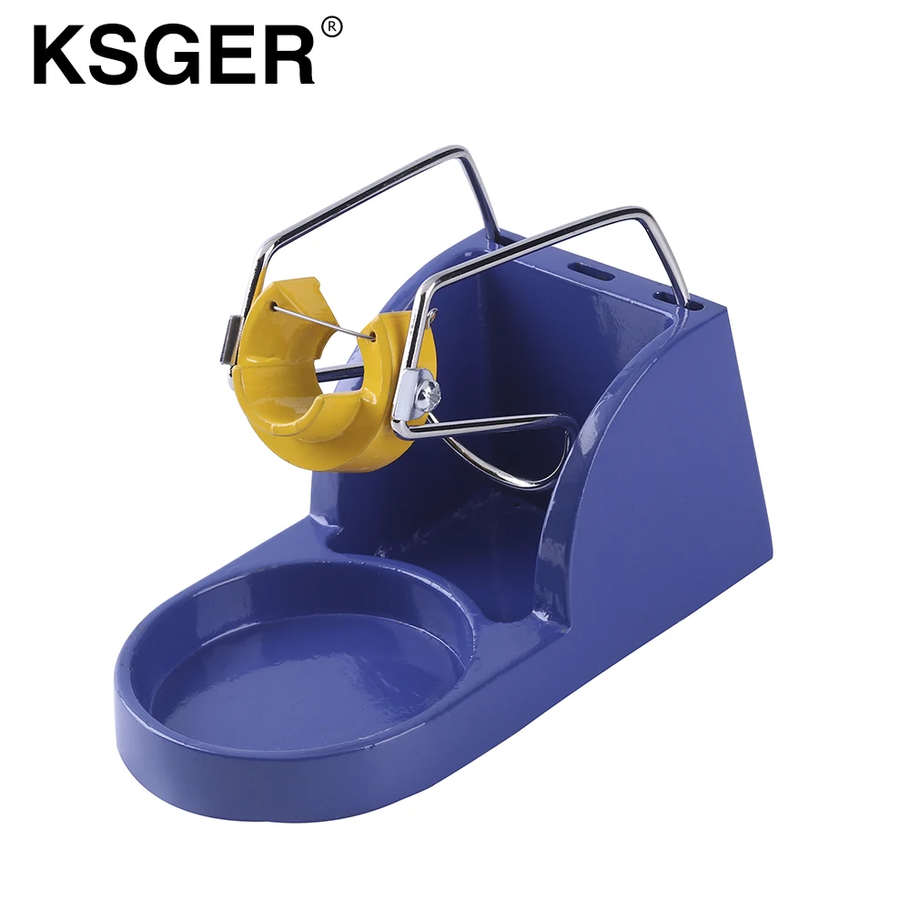 Подставка для паяльника KSGER 951 держатель T12 стандартный с губкой паяльной ручки
