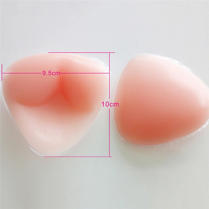 1 пара силиконовые вкладыши для бюстгальтера с эффектом пуш апа|breast enhancer paddings|bra