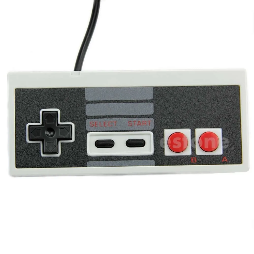 USB игровой контроллер Plug-Play Пластиковый черный + серый для ПК NES Windows новинка