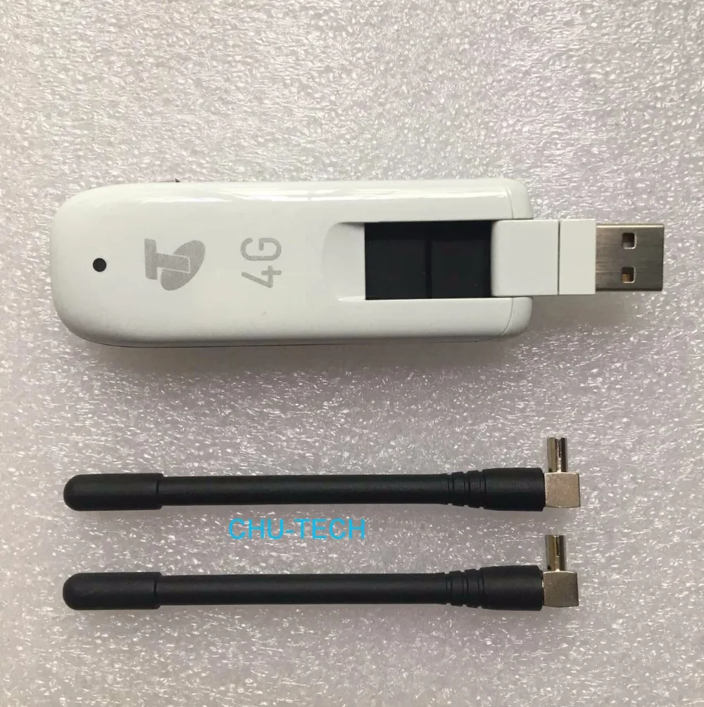 Оригинальный разблокированный ZTE MF821 с антенной 4G LTE USB модем 100 Мбит/с FDD 1800/2100/2600