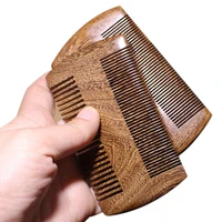 vintage sandalwood comb gold wire sandalwood bar comb handmade beardhair combs for women natural beautiful wood tooth