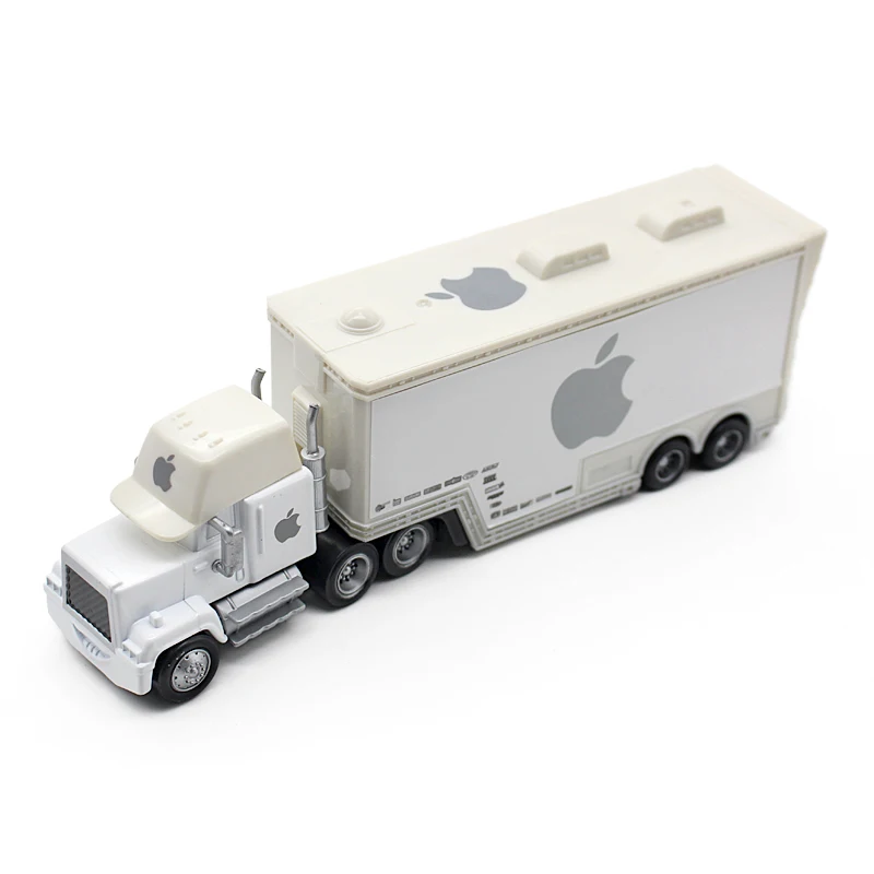 Disney Pixar Автомобиль 2 шт./лот Apple Mack грузовик + No 84 маленький автомобиль 1:55 литые из