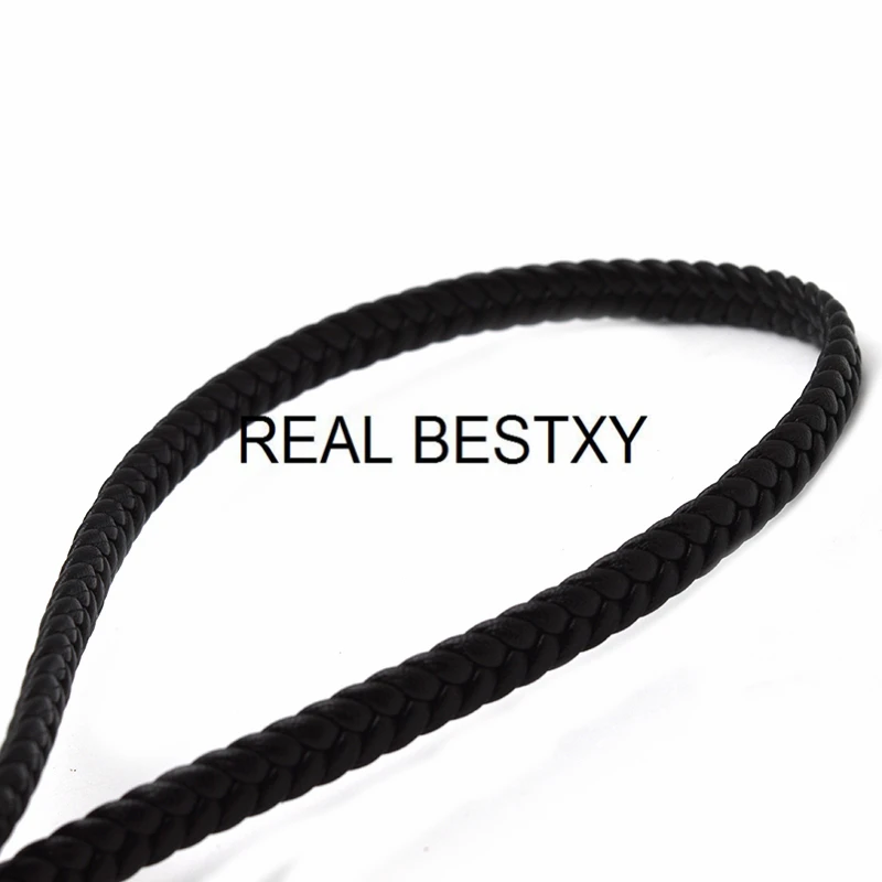 Реальный BESTXY 1 м/лот 8*3 мм Новые популярные плоские плетеные кожаные шнуры от