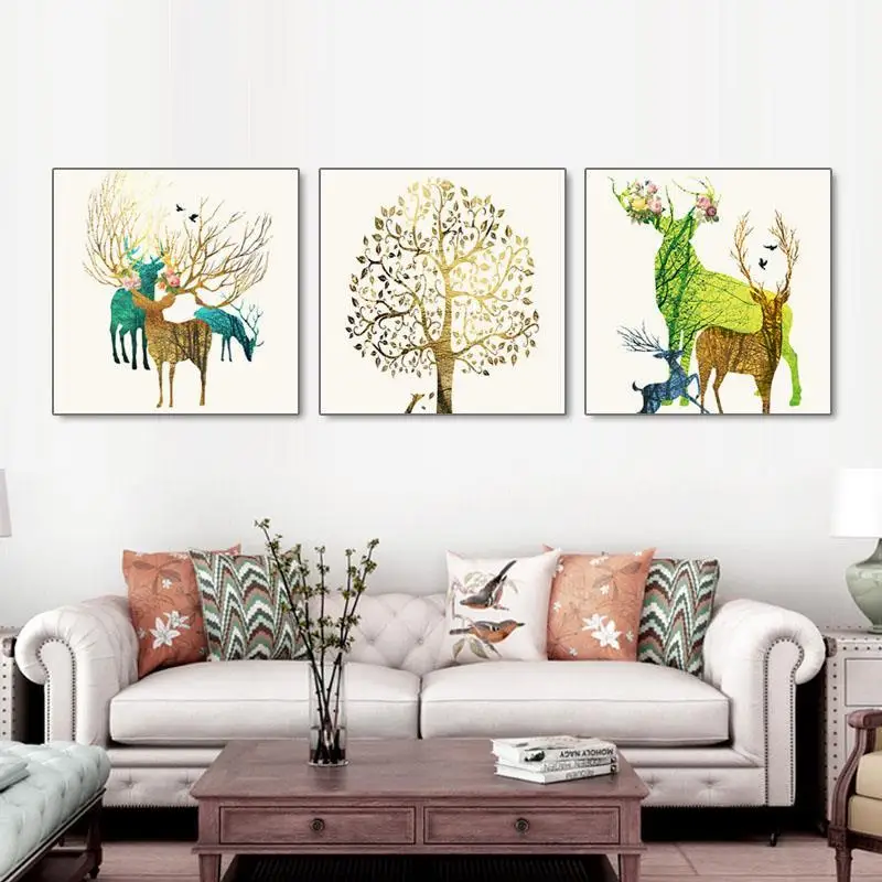 Schilderen Op Nummer Abstract Para El Hogar Vintage Cuadro Decorativo And Print Wall Art Picture Poster Painting Calligraphy | Дом и сад