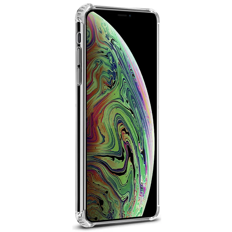 Чехол IMAK с подушкой безопасности для iPhone XS Max XR противоударный мягкий силиконовый