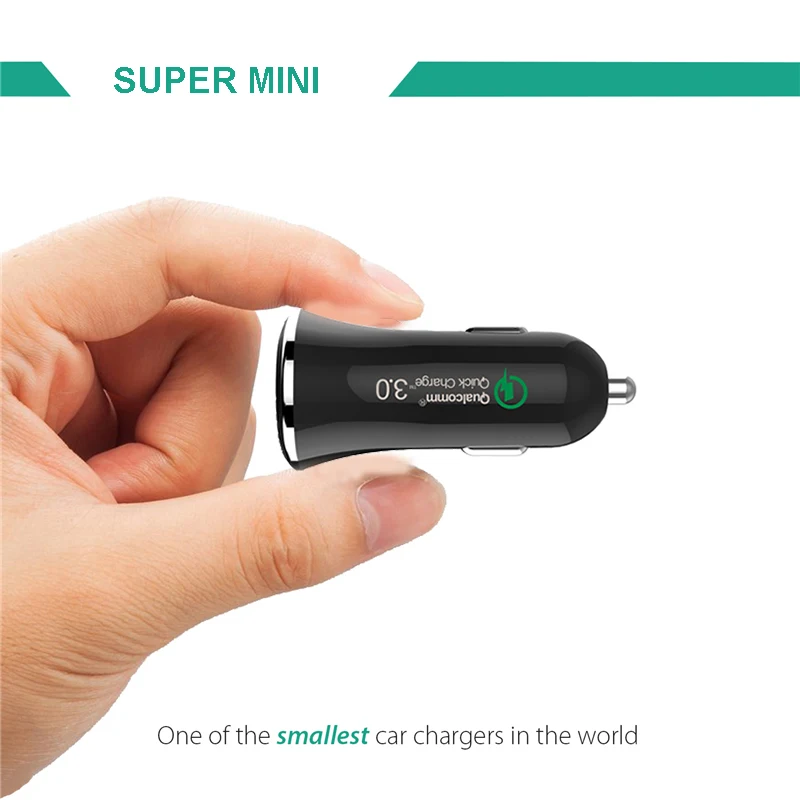 For Quick Charge 3.0 Charger QC 5V 9V 12V Car Fast SAMSUNG Note 8 S9 S8 S7 S6 Edge HTC 10 XiaoMi Mi8 MIX3 2S | Мобильные телефоны и